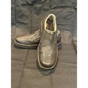 Merrell World Legend Stollen Loafer Shoes size 9 Brown Leather Slip On J45051